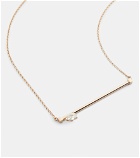 Repossi - Serti Sur Vide 18kt rose gold necklace with diamond