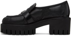 Gucci Black GG Matelassé Loafers