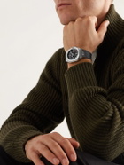 Bell & Ross - GMT Automatic 41mm Stainless Steel and Rubber Watch, Ref. No. BR05G-BL-ST/SRB