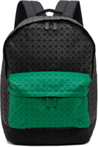 Bao Bao Issey Miyake Black & Green Daypack Backpack