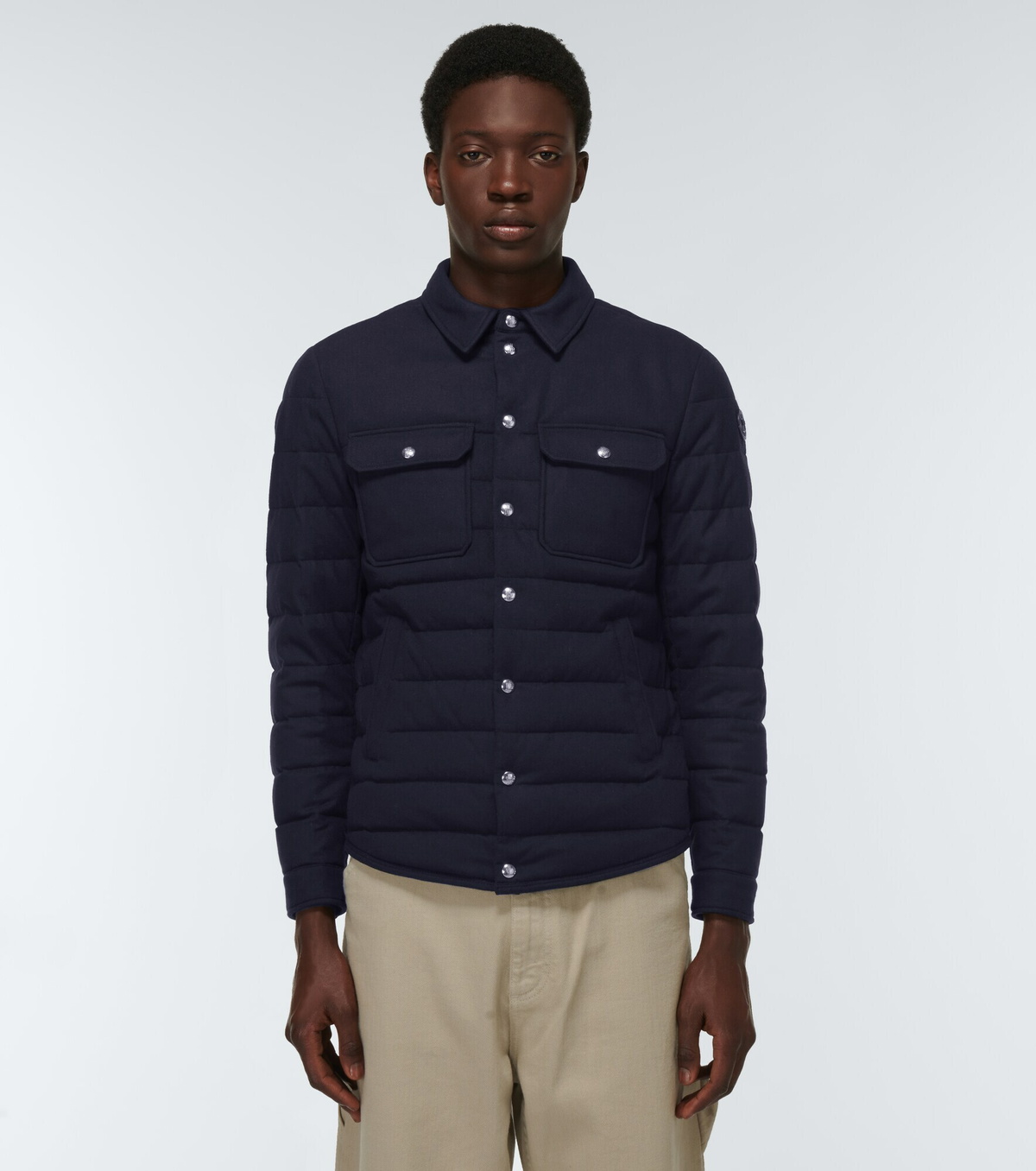 Moncler - Mirmandix cashmere-blend down overshirt Moncler