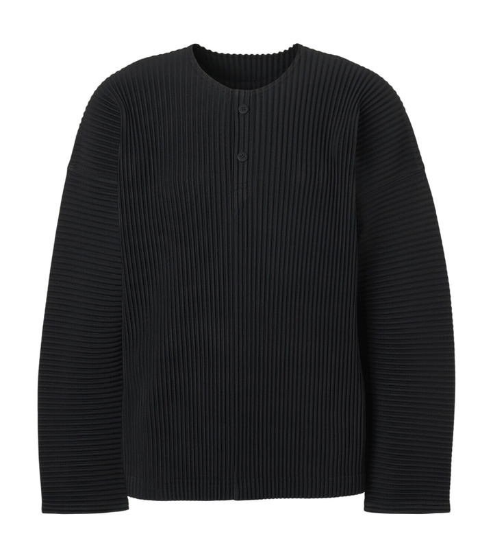 Photo: Homme Plissé Issey Miyake Monthly Colors pleated Henley shirt