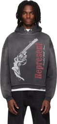 Represent Black 'Loaded With Love' Hoodie