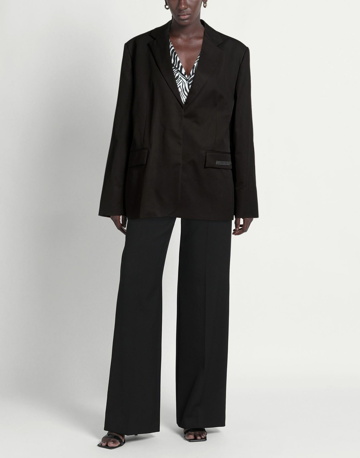 Pangaia Womens Blazer in Black