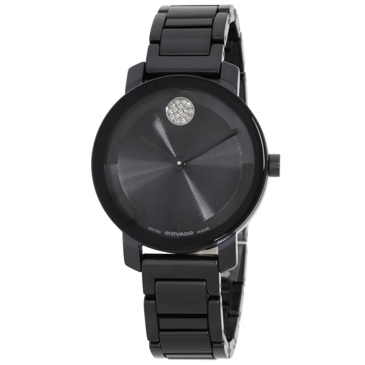 Movado BOLD Evolution 2.0 Quartz Black Dial Ladies Watch 3601235