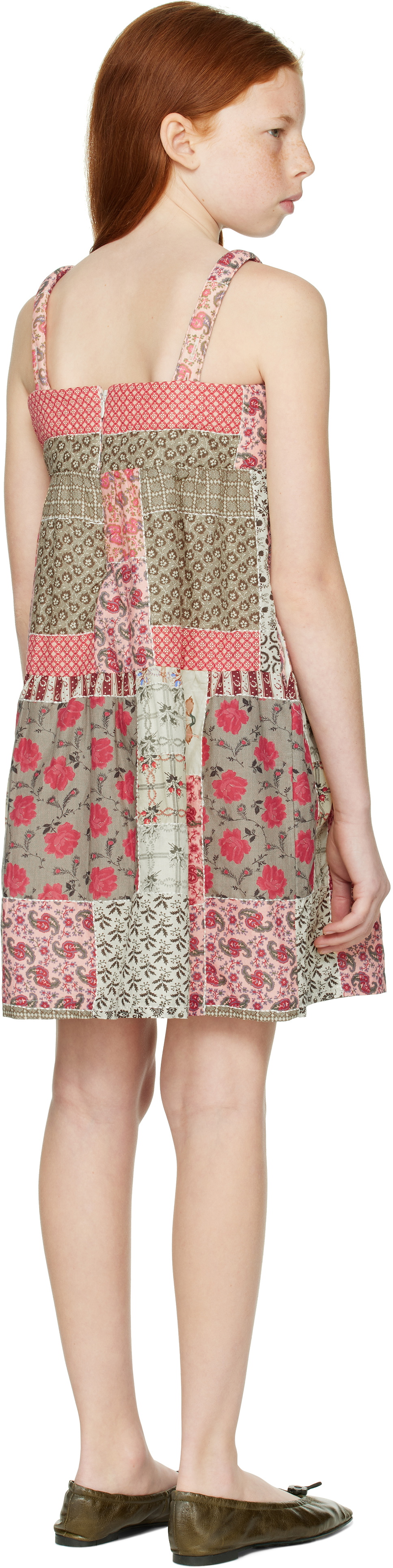 SEA NY Kids Multicolor Panna Patchwork Dress