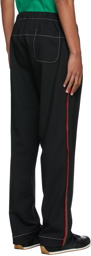 Wales Bonner Black Virgin Wool Kingston Pyjama Trousers