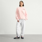 Sporty & Rich Women's Health Script Crew Sweatshirt in Pink Dolphin