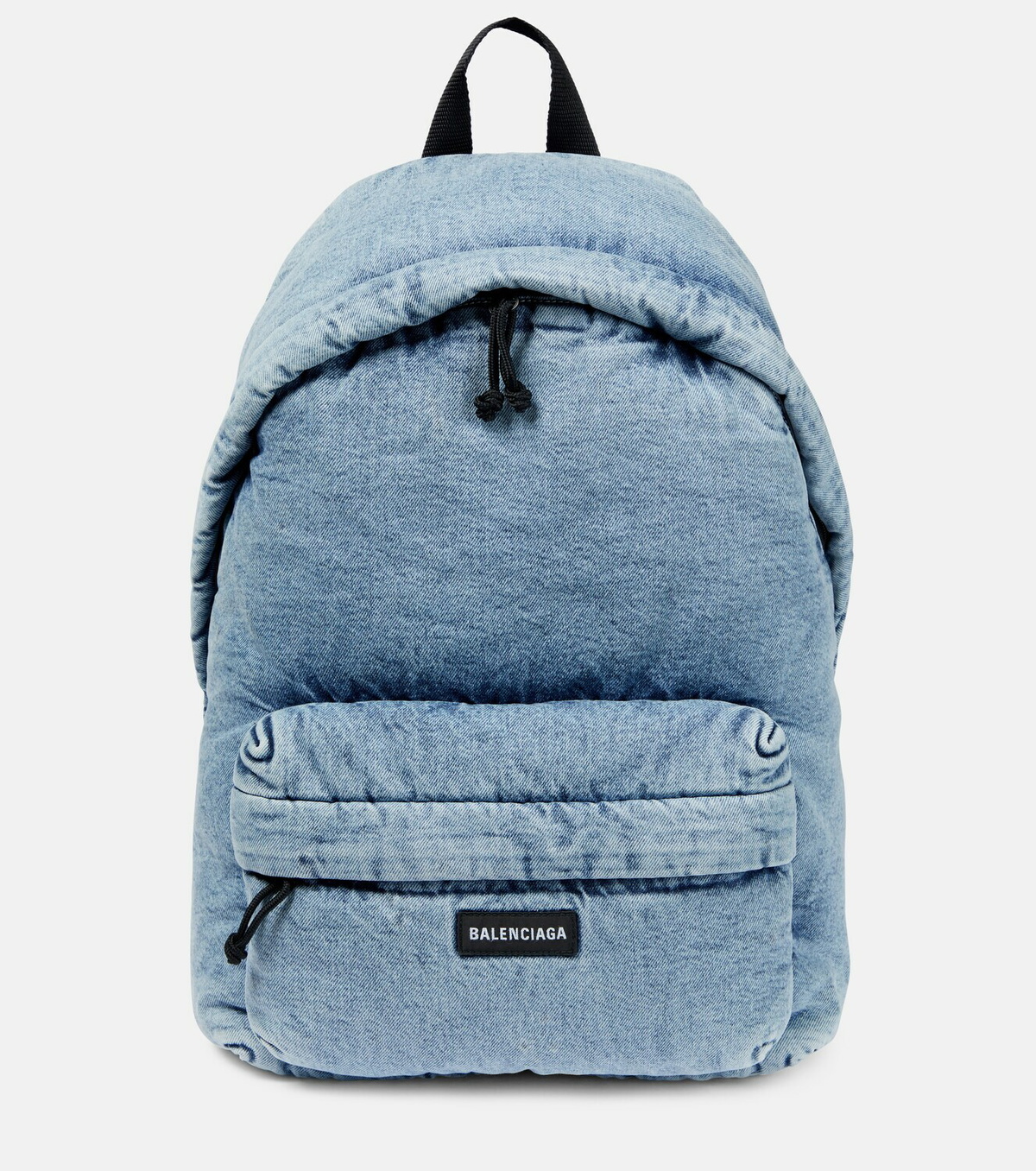 Balenciaga Padded denim backpack