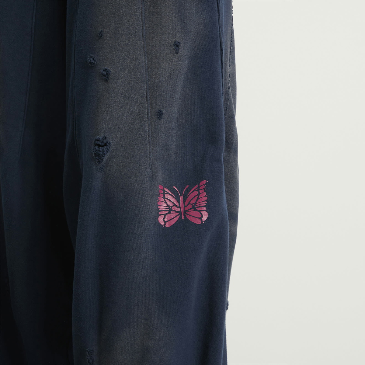Needles Women's Deconstructed H.D. Sweat Pants in Navy