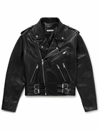 Enfants Riches Déprimés - Rose Slim-Fit Leather Biker Jacket - Black