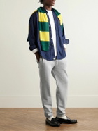 Noah - Core Tapered Logo-Embroidered Cotton-Jersey Sweatpants - Gray