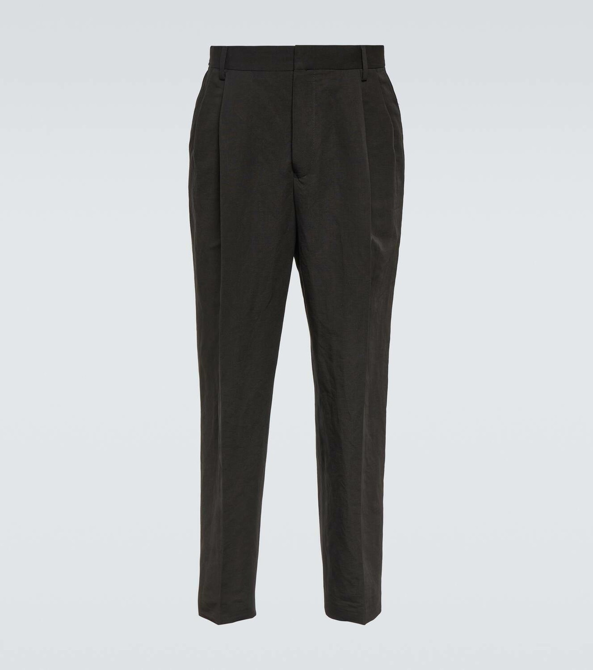 Dries Van Noten Linen and cotton straight pants Dries Van Noten