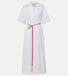 Plan C Cotton-blend shirt dress