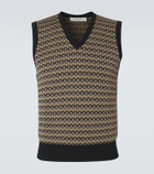 Lemaire Cotton jacquard sweater vest