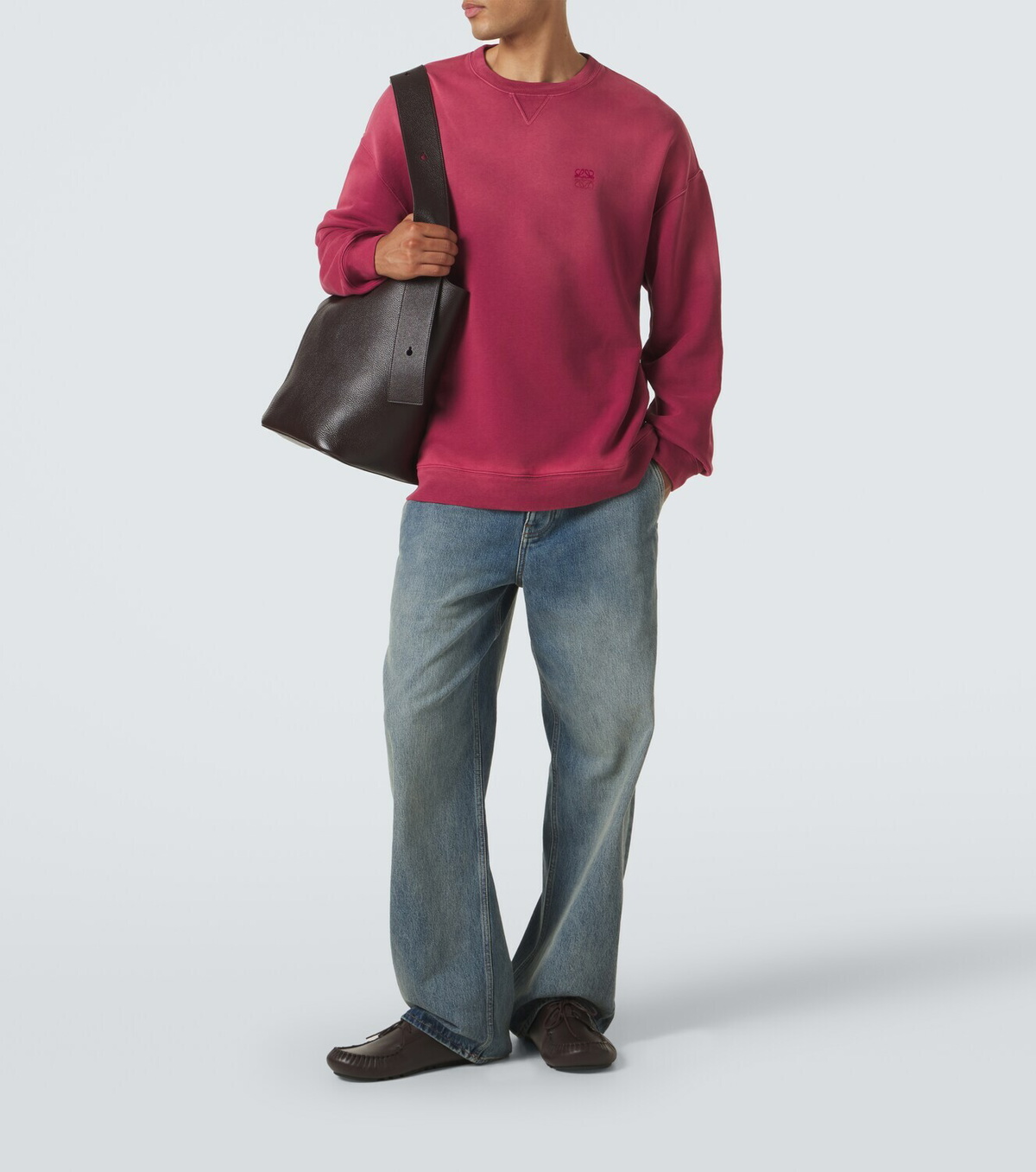 Loewe Anagram cotton jersey sweatshirt