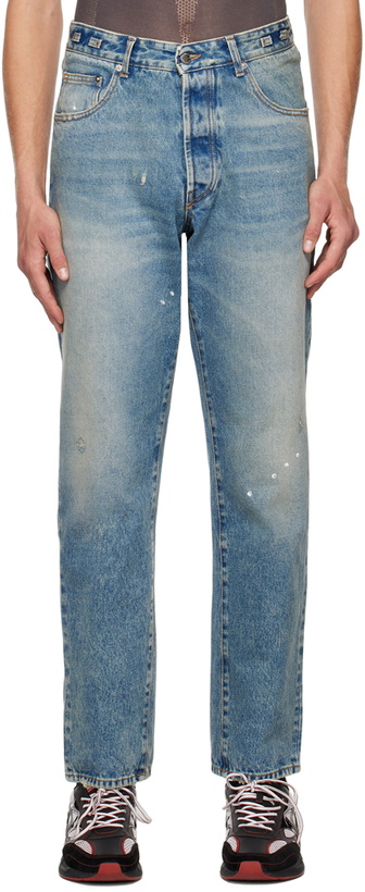 Photo: DARKPARK Blue Mark Jeans