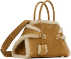 Ferragamo Tan Hug M Bag