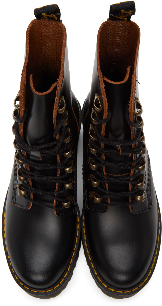 Dr. Martens Black Leona Boots
