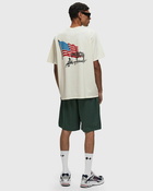 One Of These Days American Flag Cowboy Tee White - Mens - Shortsleeves