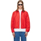 Jil Sander Red Taffeta Jacket