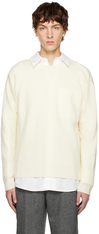 Photo: Solid Homme Beige Diagonal Sweater