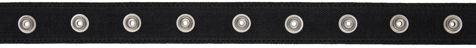 Rick Owens DRKSHDW Black Porterville Snaps Belt