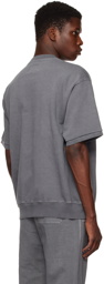Carhartt Work In Progress Gray New Balance Edition Short Sleeve Sweatshirt