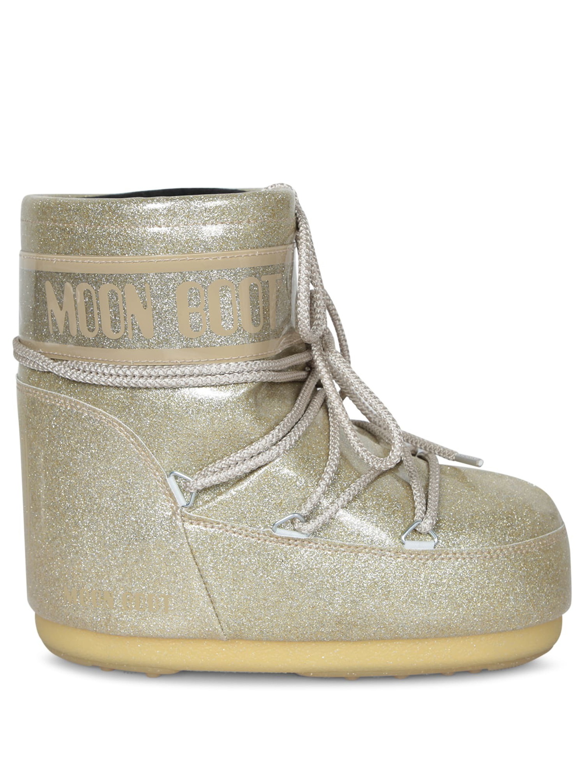 Moon Boot Sand Teddy Fabric Mb Park Puffer Slip On Moon Boot