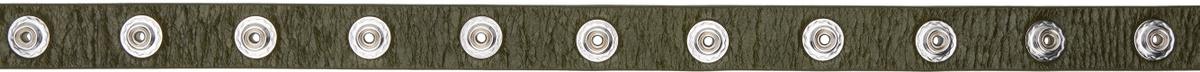 The Attico Khaki Press-Stud Belt