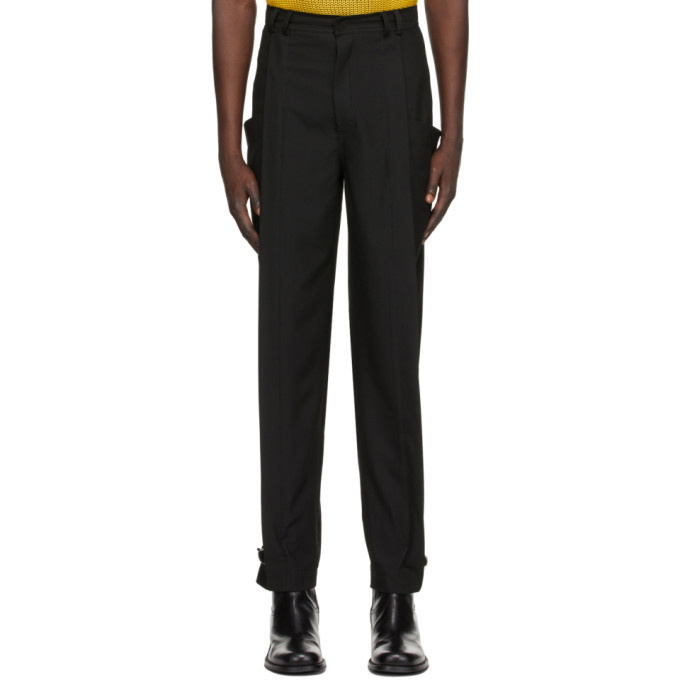 Photo: Situationist Black Lower Buckle Trousers