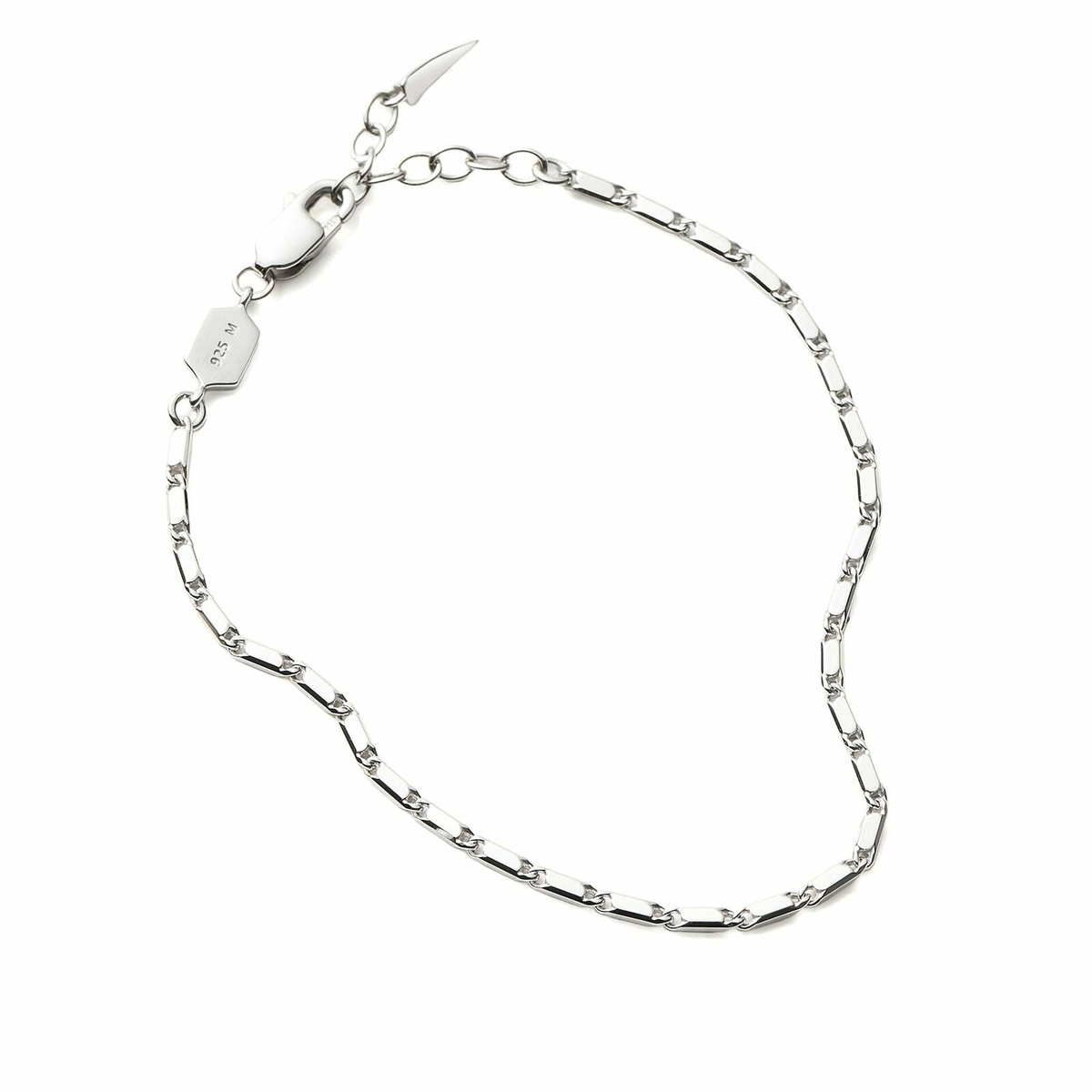 Missoma Women's x Lucy Williams Horizon Link Chain Bracelet in Silver