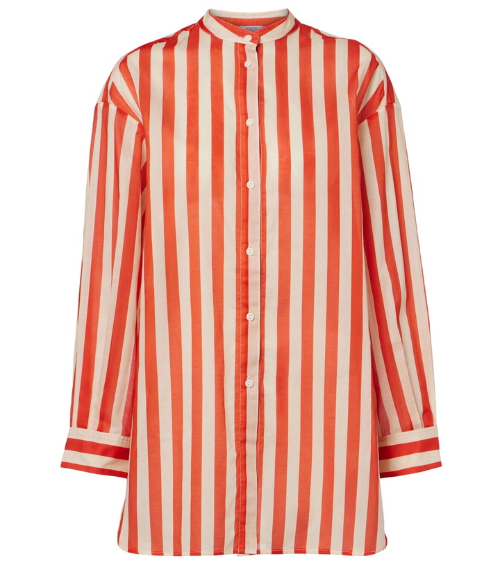 Photo: Eres Duetto striped cotton voile shirt