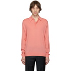 Paul Smith Pink Merino Wool Gentlemen Polo