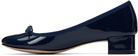 Repetto Navy Camille Heels