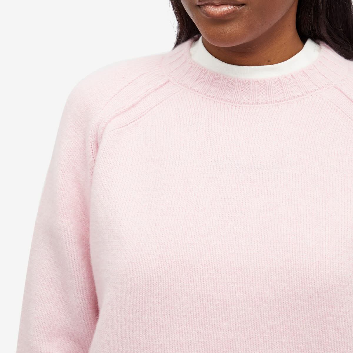 Róhe Women's Wool Cashmere Sweater in Soft Pink