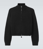 Our Legacy Cropped wool zip-up sweater