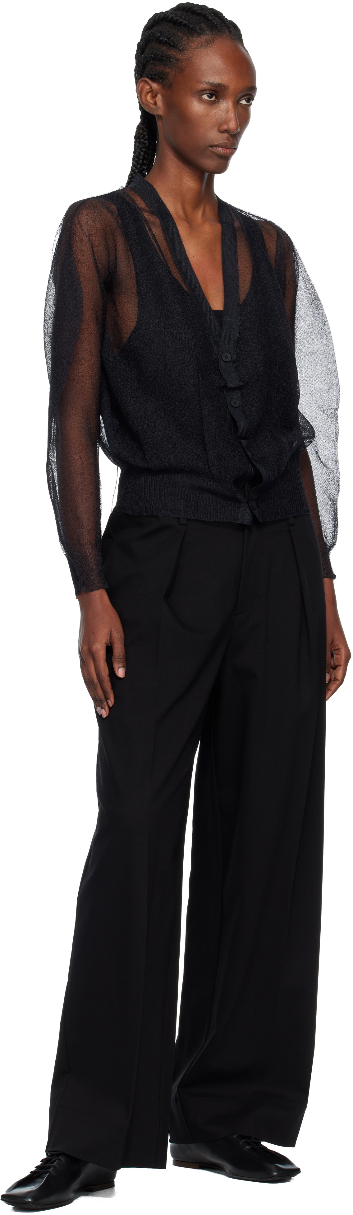 ISSEY MIYAKE Black Encase Cardigan