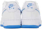 Nike White & Blue Air Force 1 '07 Sneakers