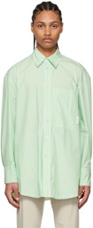Wooyoungmi Green Cotton Shirt