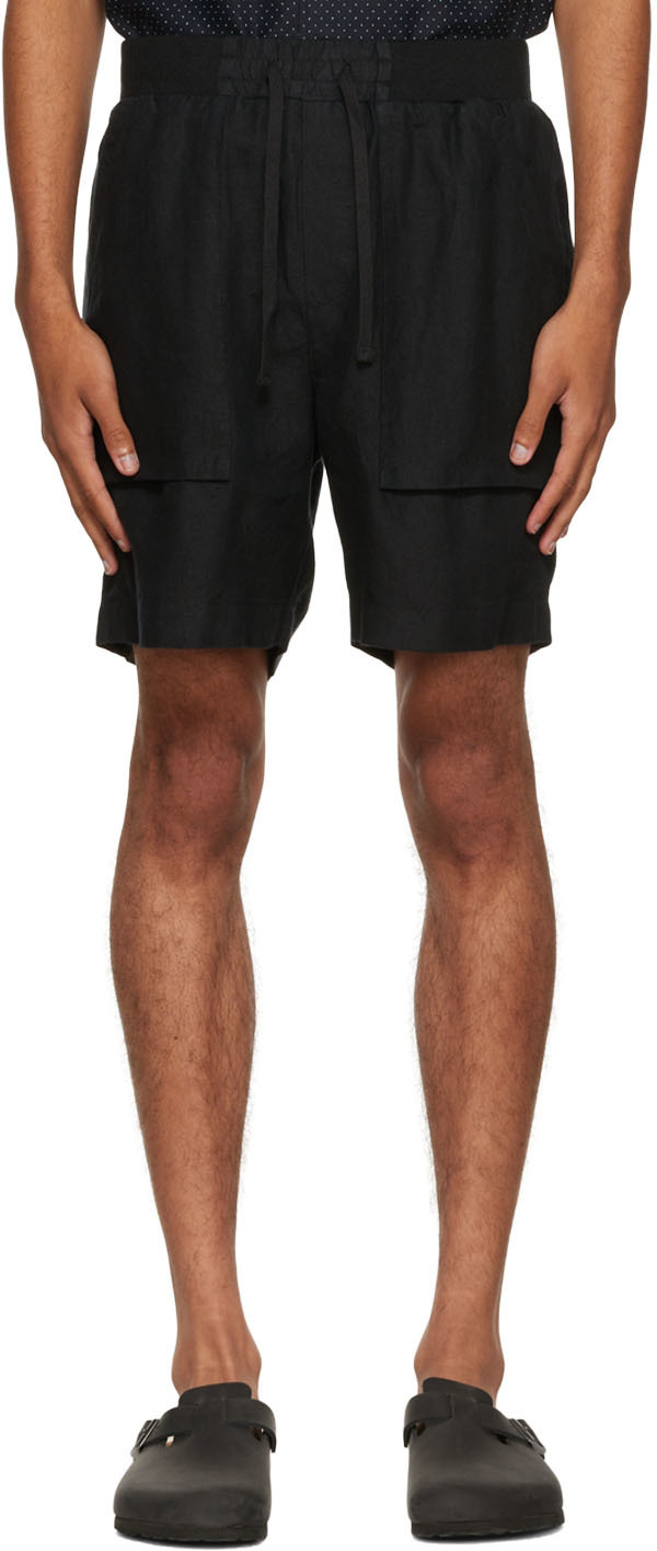 Vince Black Hemp Shorts