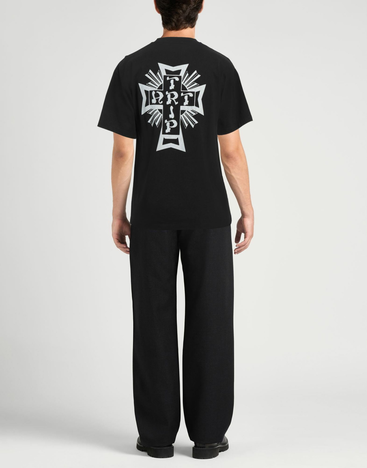 Aries Mens T-shirt in Black