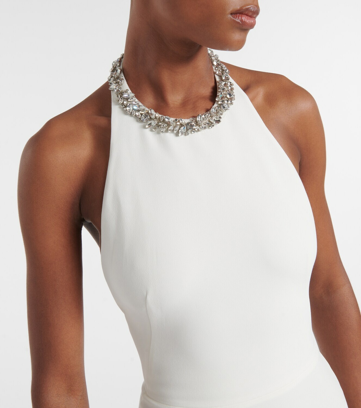 Givenchy Crystal-embellished open-back gown