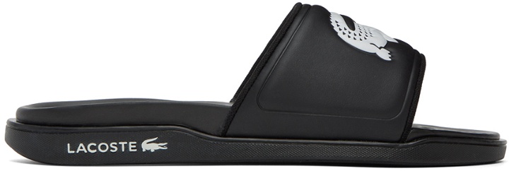 Photo: Lacoste Black Croco 2.0 Sandals