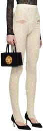 Puppets and Puppets Off-White Stirrup Leggings