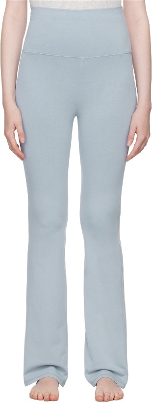 Photo: SKIMS Blue Outdoor Bootcut Lounge Pants