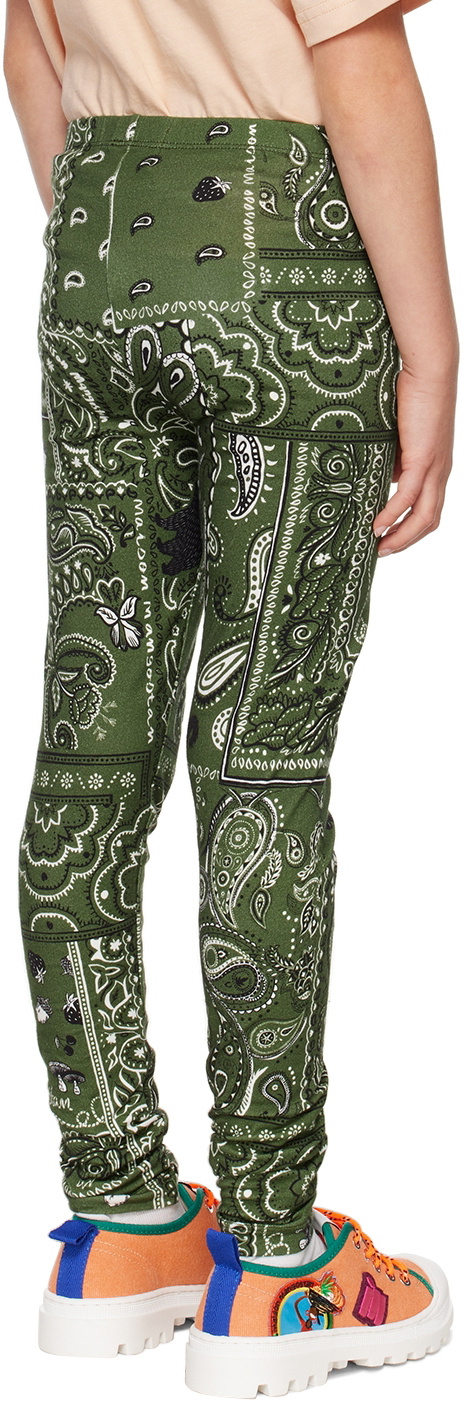 Maison Mangostan Kids Khaki Bandana Leggings Maison Mangostan