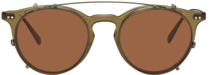 Photo: Brunello Cucinelli Khaki Eduardo Optical & Sunglasses
