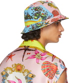 Versace Reversible Pink Trésor de la Mer Bucket Hat