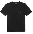 SAINT LAURENT - Logo-Print Cotton-Jersey T-Shirt - Black